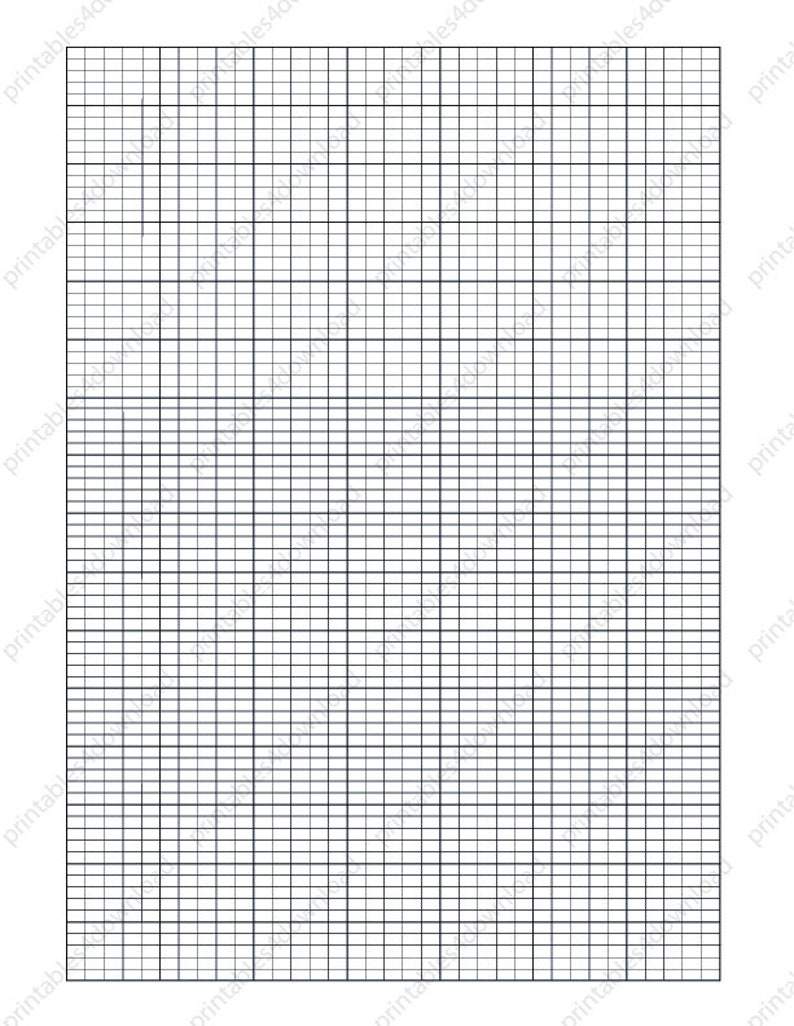 Knitter's Graph Paper Printable Pack 2 Different Ratios Etsy