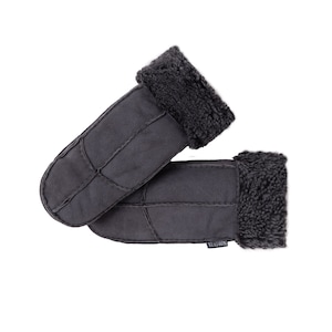 Womens Sheepskin Mittens Suede Leather Nordvek 308-100 Ladies Sheepskin Gloves image 3