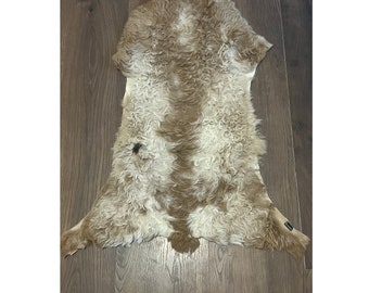 Unique Sheepskin Rug - Spanish Tigrado Sheepskin Carpet Rug - 84 x 64cm - Nordvek