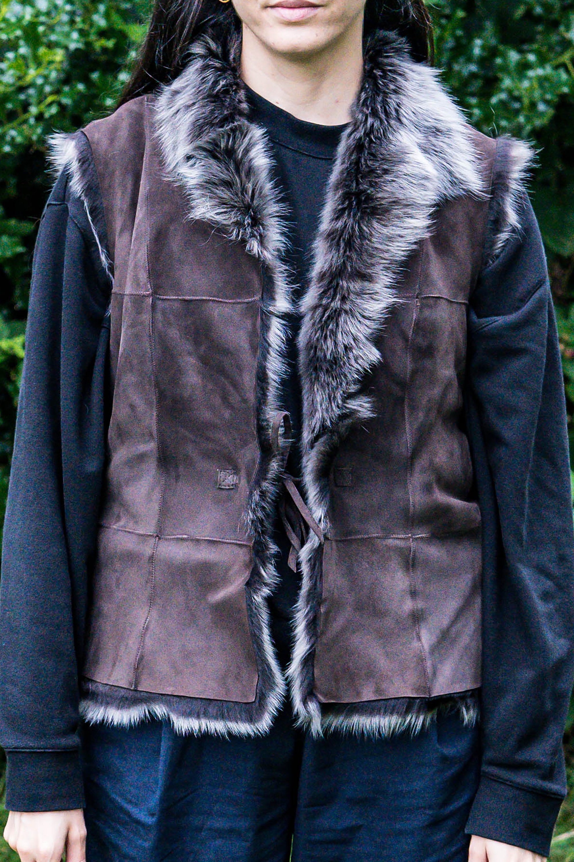 Gilet Cozy Shearling Da Donna Marrone Chiaro | Brunello Cucinelli - Foto 8