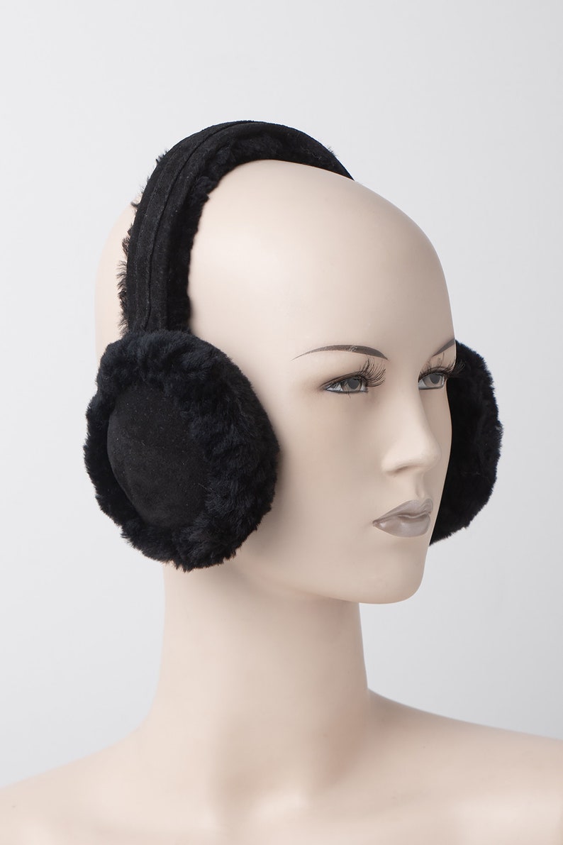 Womens Sheepskin Earmuffs Ladies Earwarmers Nordvek 506-100 image 5