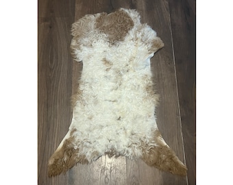 Unique Sheepskin Rug - Spanish Tigrado Sheepskin Carpet Rug - 83 x 58cm - Nordvek