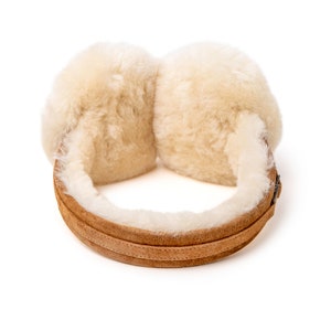 Womens Sheepskin Earmuffs Ladies Earwarmers Nordvek 506-100 image 3