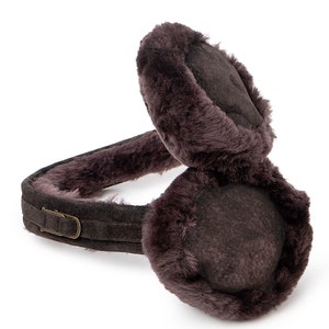 Womens Sheepskin Earmuffs Ladies Earwarmers Nordvek 506-100 image 6