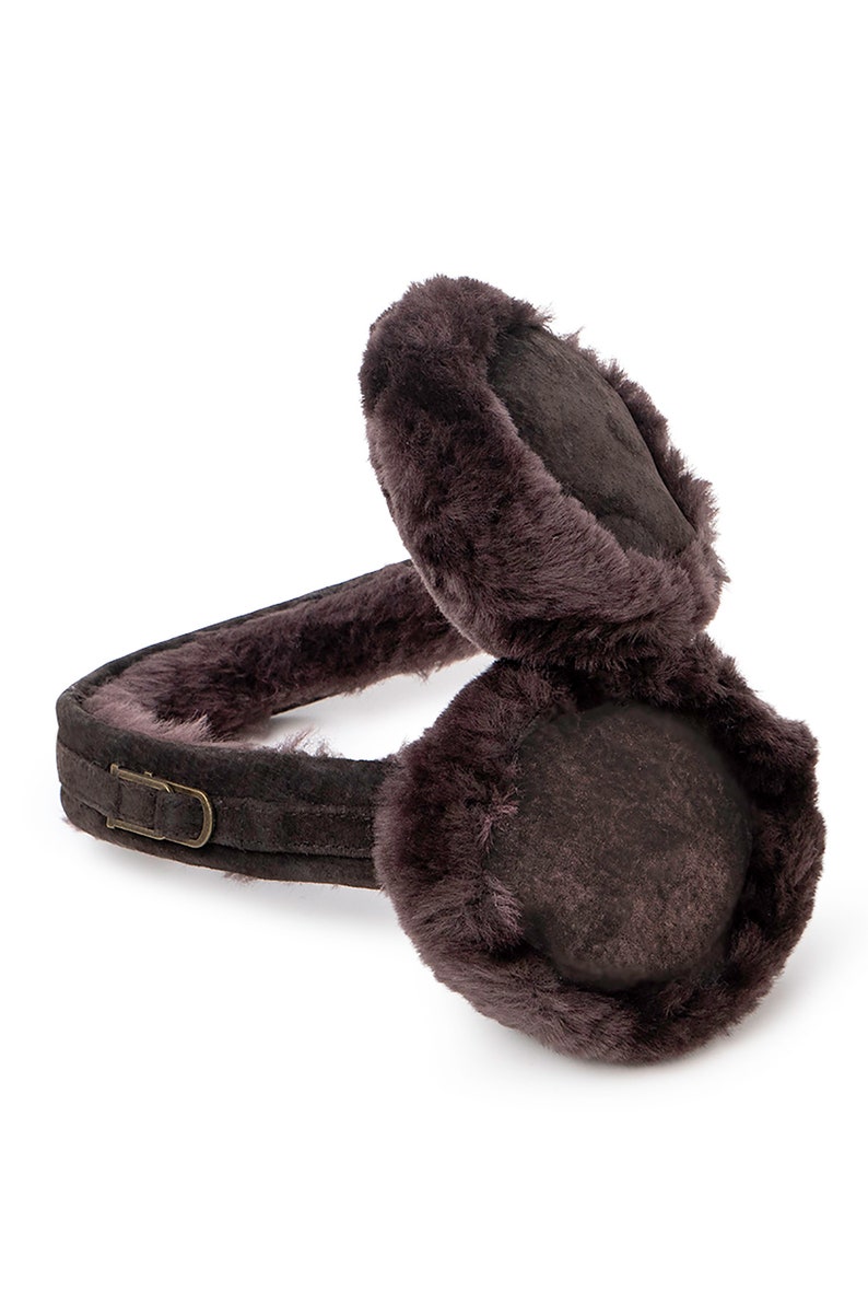 Womens Sheepskin Earmuffs Ladies Earwarmers Nordvek 506-100 image 6