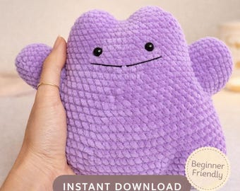 Shiny Ditto #0132 3D Printed - Etsy
