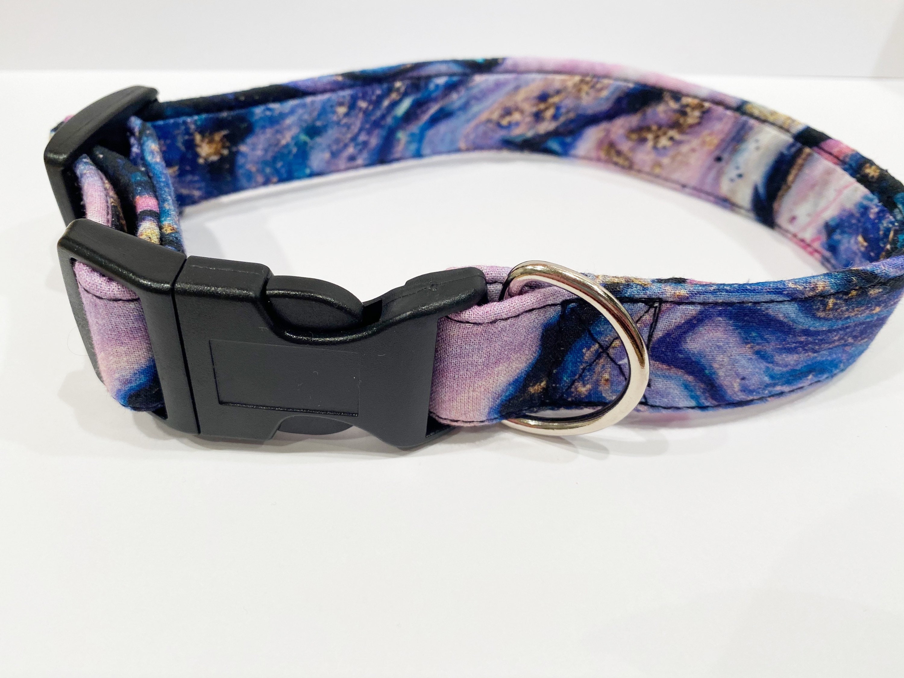 Pink Marble Dog Collar Pet Collar Girl Dog Collar Unique Etsy