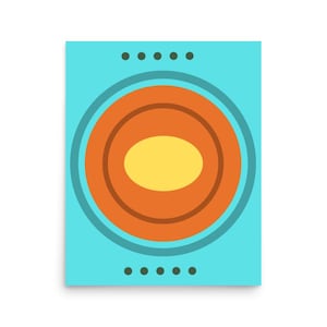 Manifesto di un'illustrazione artistica digitale originale