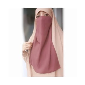 Half Niqab elasticated