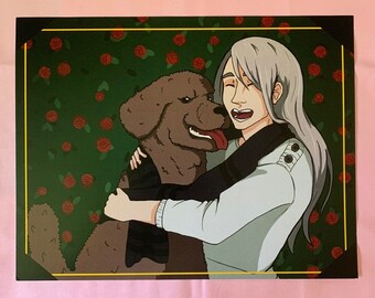 Victor and Makkachin print