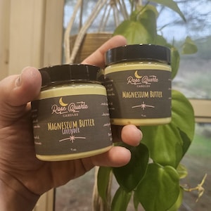 Beurre de magnésium 4 oz / lotion au magnésium / crème au magnésium / magnésium / détente / sommeil / courbatures / muscles endoloris