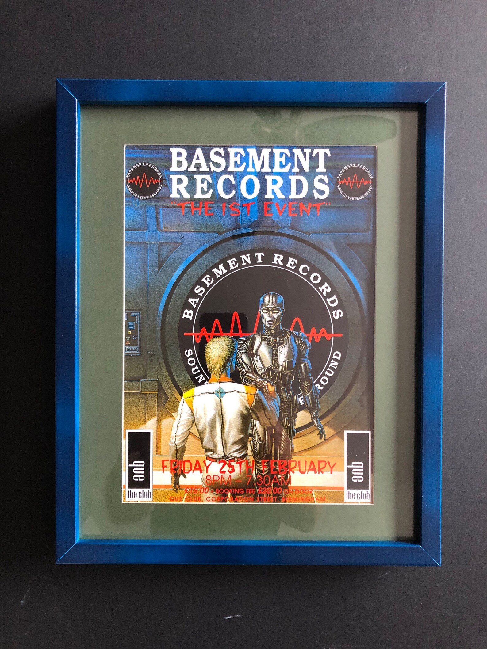 Original Vintage Rave Flyer 1994 Held at the Que Club Etsy