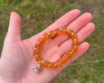 Recycled Beaded Bracelet no. 69: “Honeysuckle” Jewelry Made of Beach Plastic Upcycled