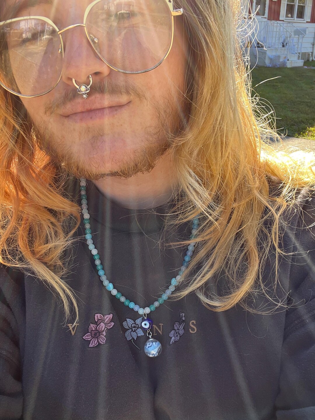 Recycled Necklace No. 25 sea Salt Jewelry Made of Beach Plastic