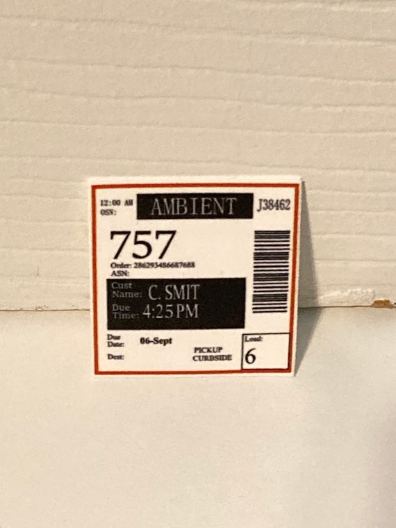 Walmart Online Grocery Pickup Order Number Pin Etsy