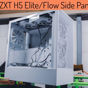 NZXT H5 Elite or Flow Custom Vented Side Panel