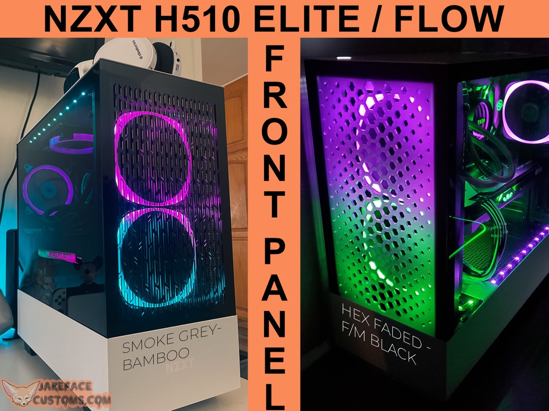 The Original NZXT H510 Elite and Flow Custom Vented Front Panel 