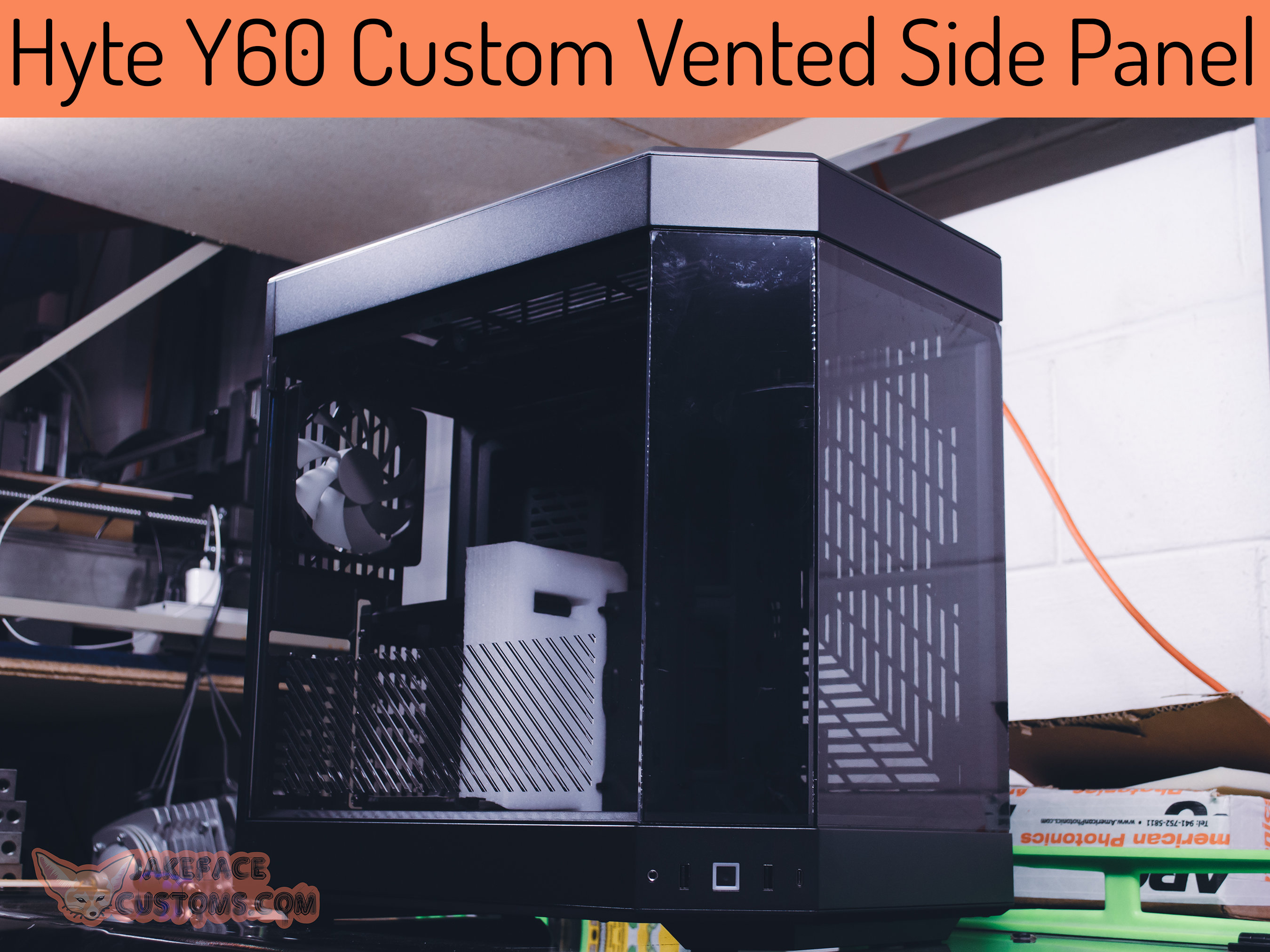 Hyte Y60 Custom Vented Side Panel 