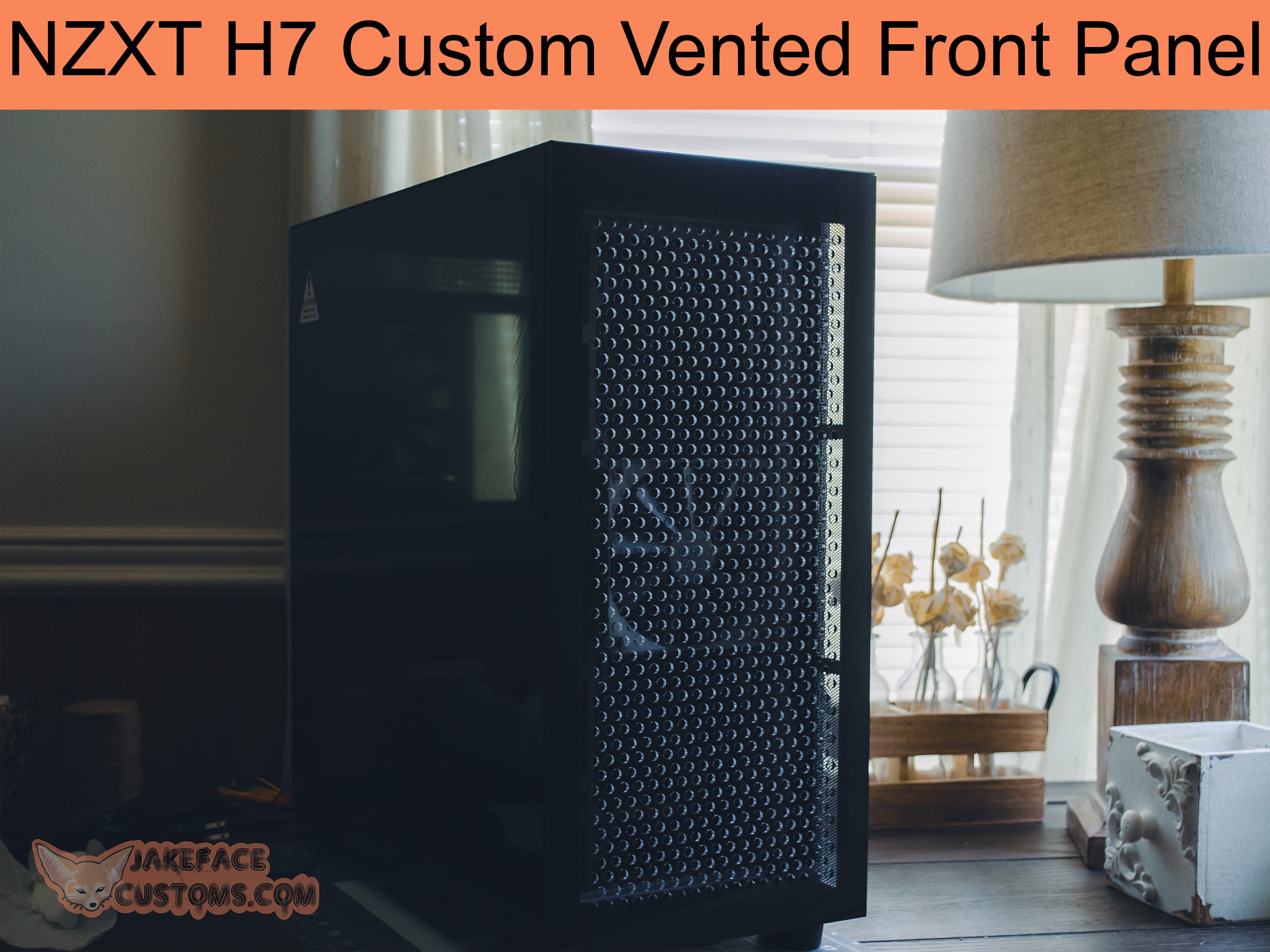 NZXT H1, Front Grill (Dots) Smoked