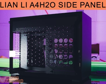 Panneau latéral ventilé personnalisé Lian Li A4H2O