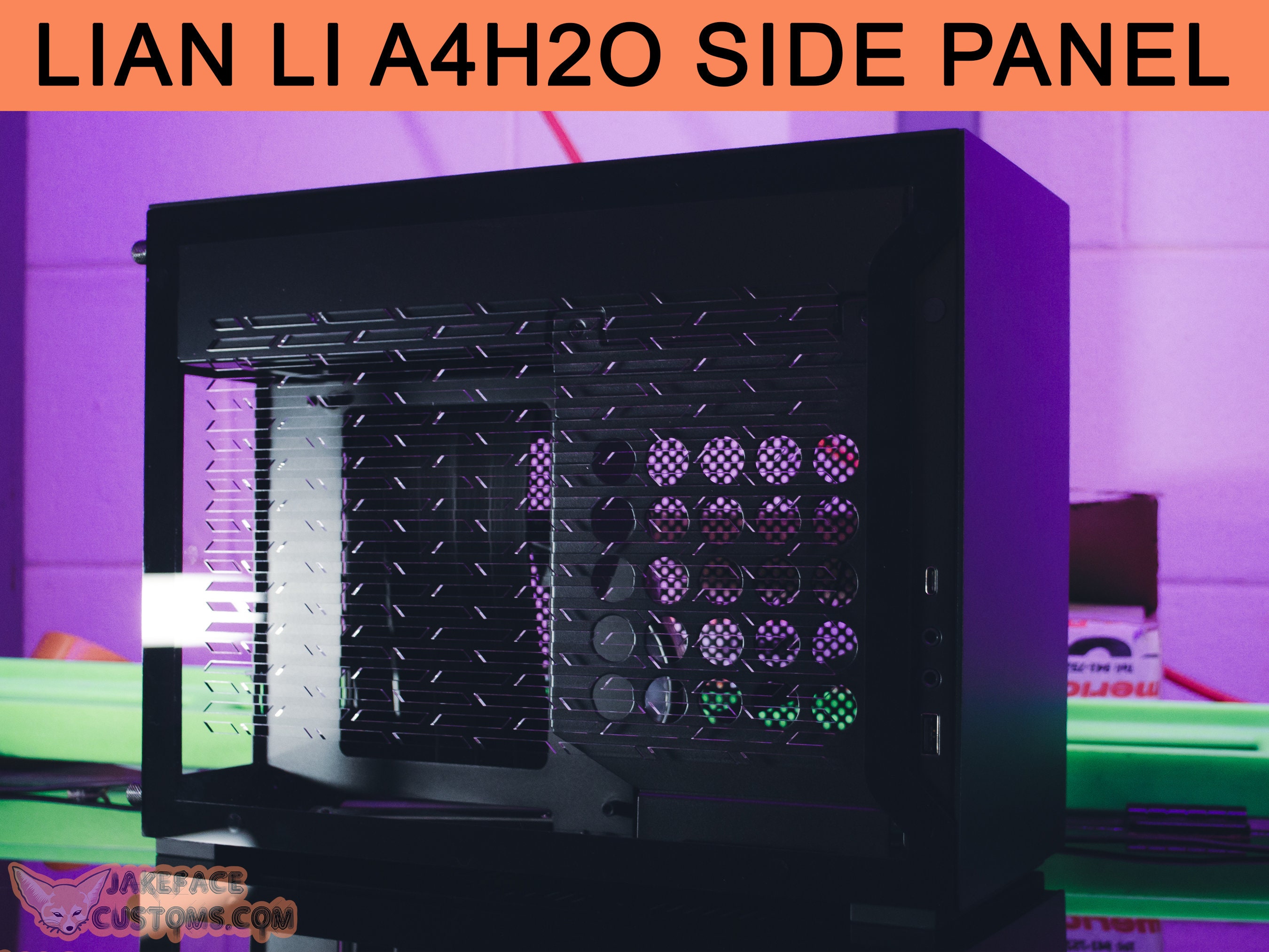 Lian Li A4H2O Custom Vented Side Panel - Etsy