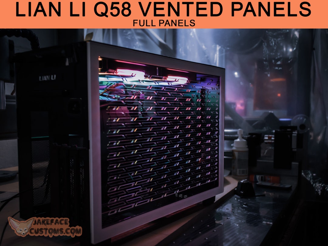 Lian Li Q58 FULL SIZED Custom Vented Side Panel - Etsy Lian Li Q58 FULL SIZED Custom Vented Side Panel - Etsy
