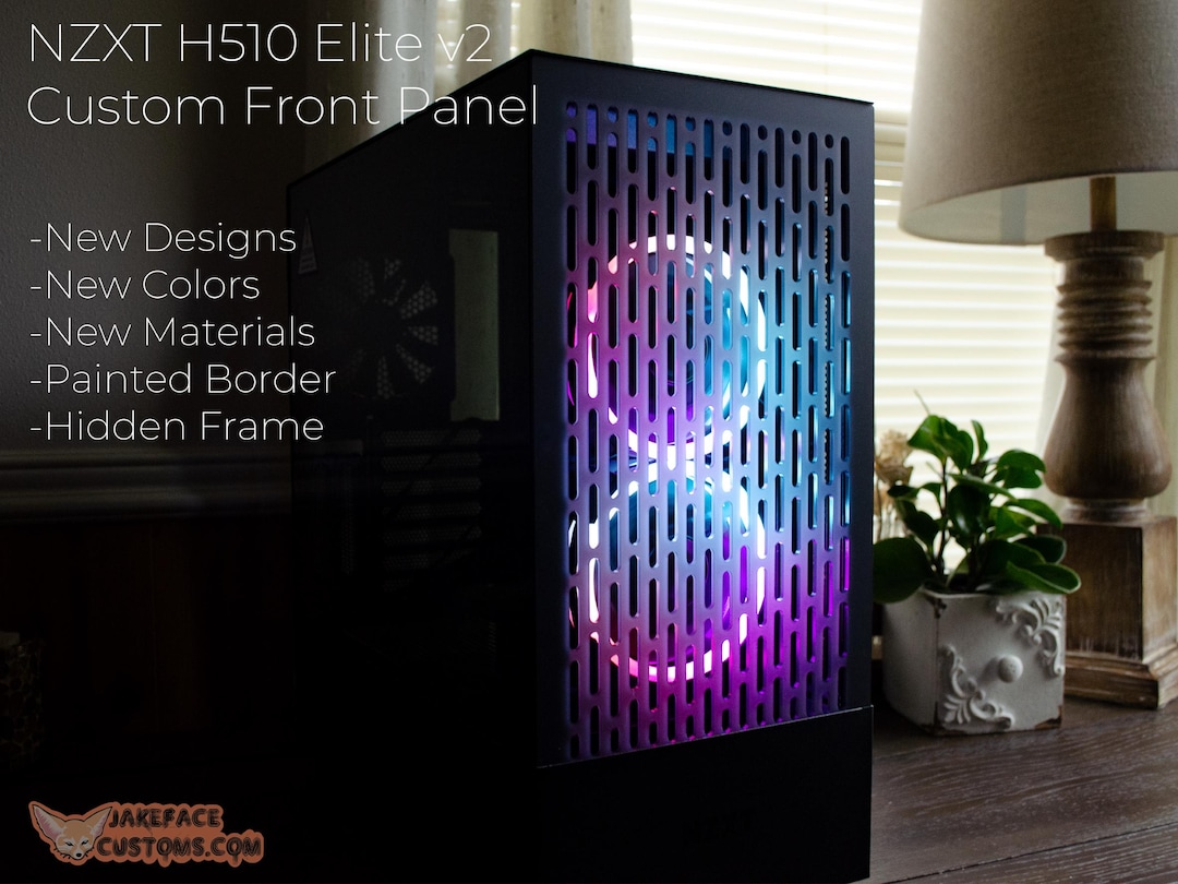 NZXT H510 FLOW カスタム品　マジョーラ　中古 The Original NZXT H510 Elite and Flow Custom Vented Front Panel - Etsy