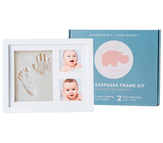 Baby Handprint Footprint Photo Picture Frame Kit Baby Clay Molds