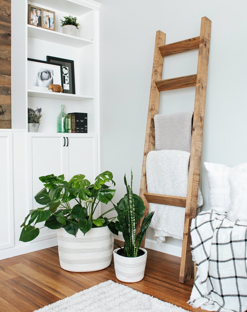 2pc Large Blanket Basket for Nursery or Living Room Woven Etsy