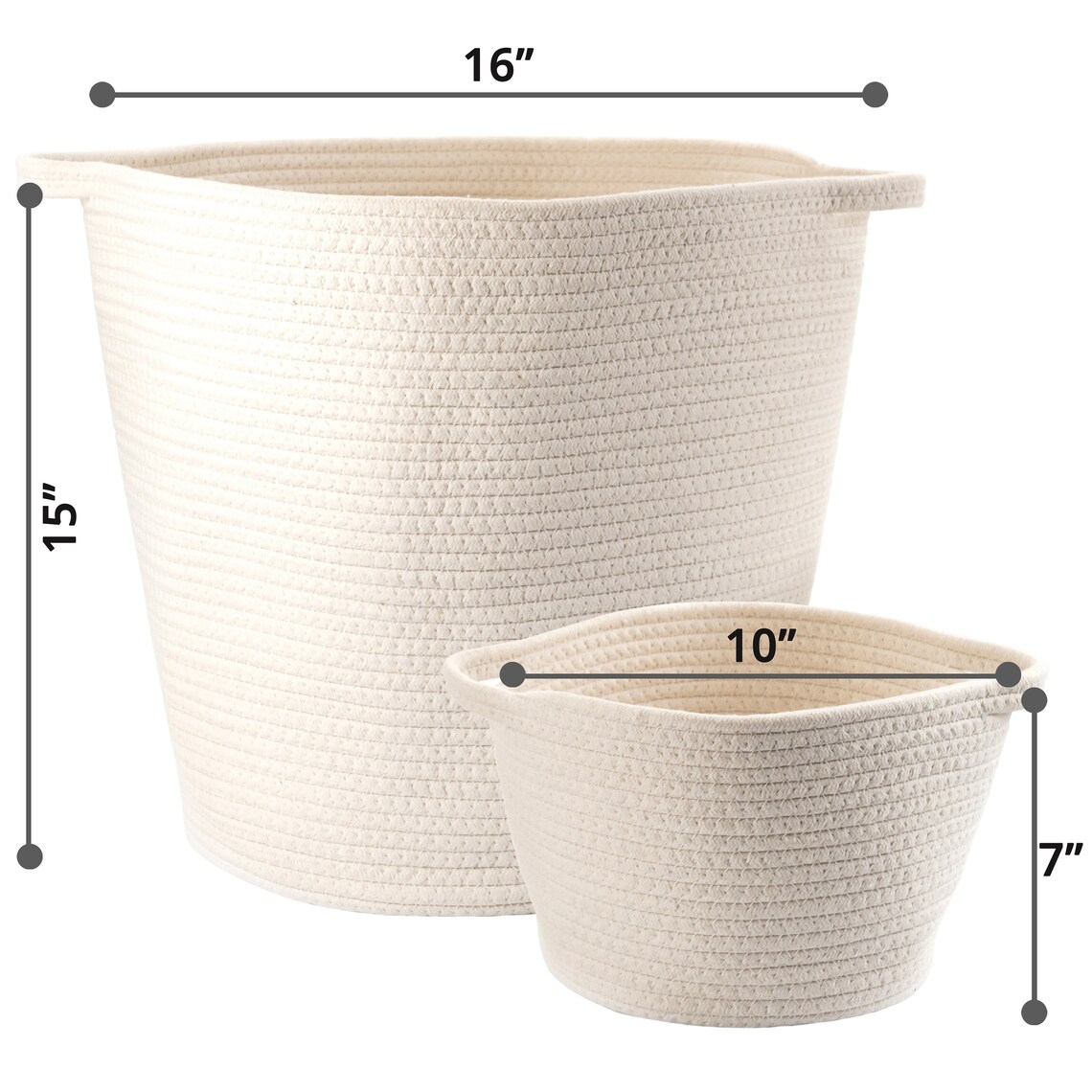 2pc Large Blanket Basket for Nursery or Living Room Woven Etsy