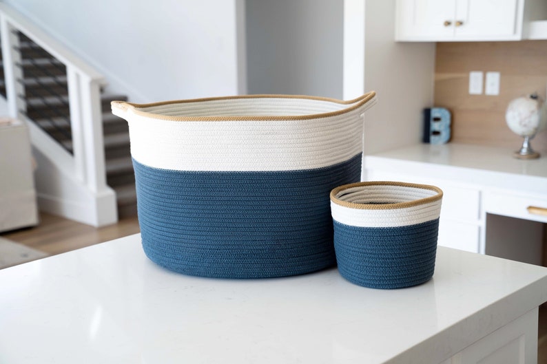 EXTRA Large Blanket Basket for Nursery or Living Room Woven Etsy