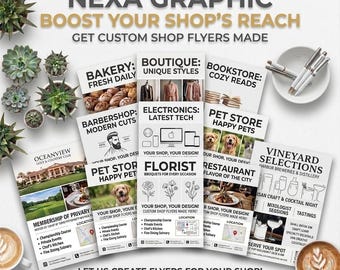 Custom Full Color Flyers: Design & Print Services for Promotion