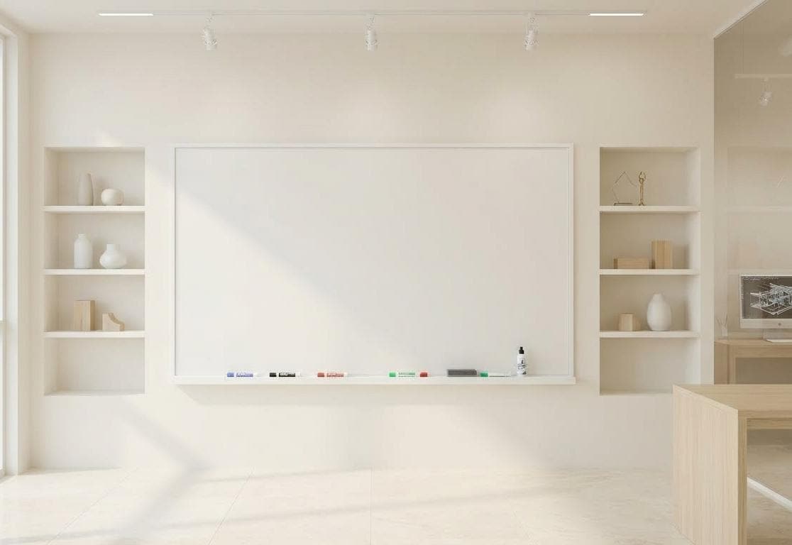 Clear Acrylic Dry Erase Whiteboard for Classroom Wall, Teacher Plan...