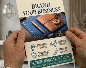 Custom Business Flyer Printing and Design Service, Small Business Marketing Flyers