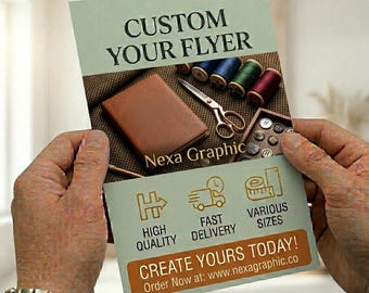 Custom Business Flyers: Full Color, Double-Sided Printing