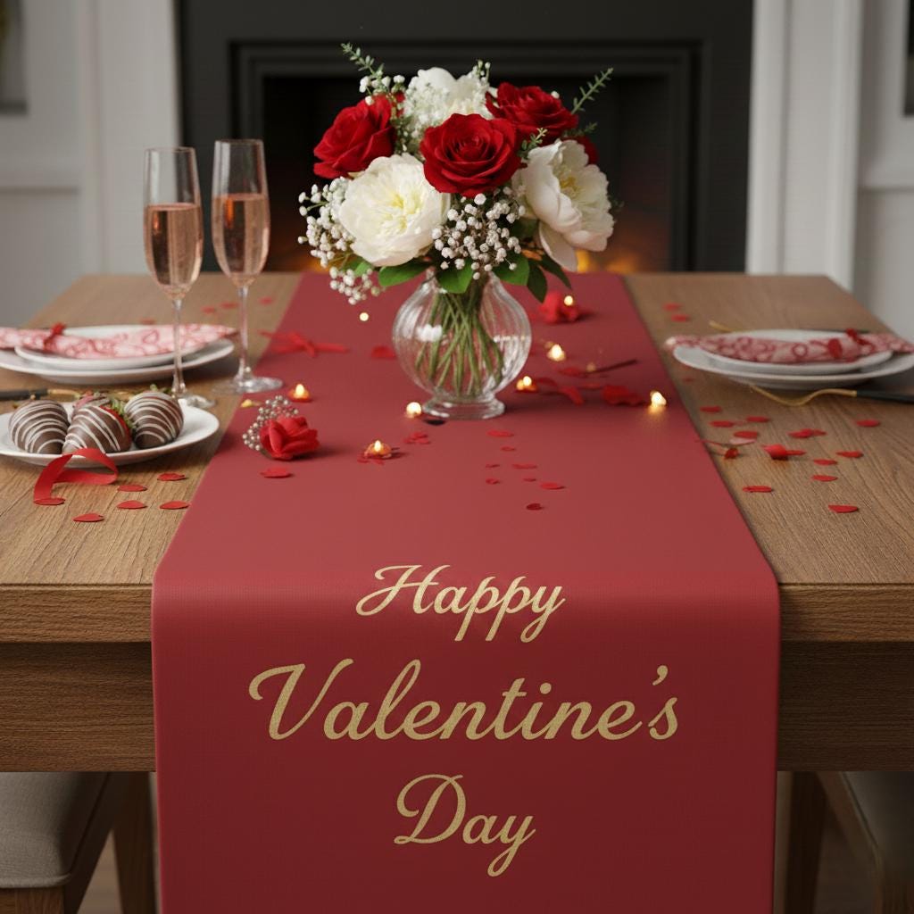 Custom Printed Table Runner, Logo Branding, Trade Show Display