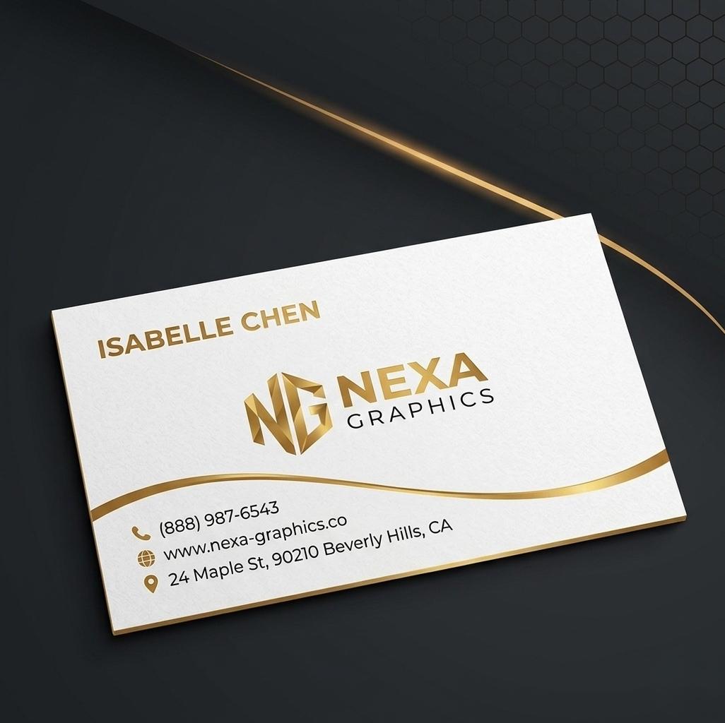 Business Cards , Custom Design Service , Glossy or Matte Finish - 2...