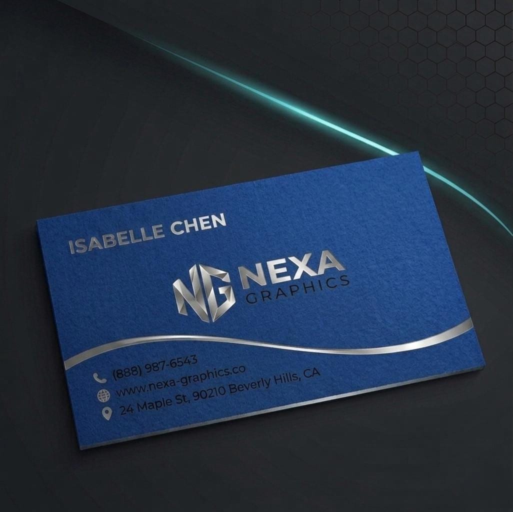 250 Custom Business Cards, Glossy Matte Finish, Professional Brandi...