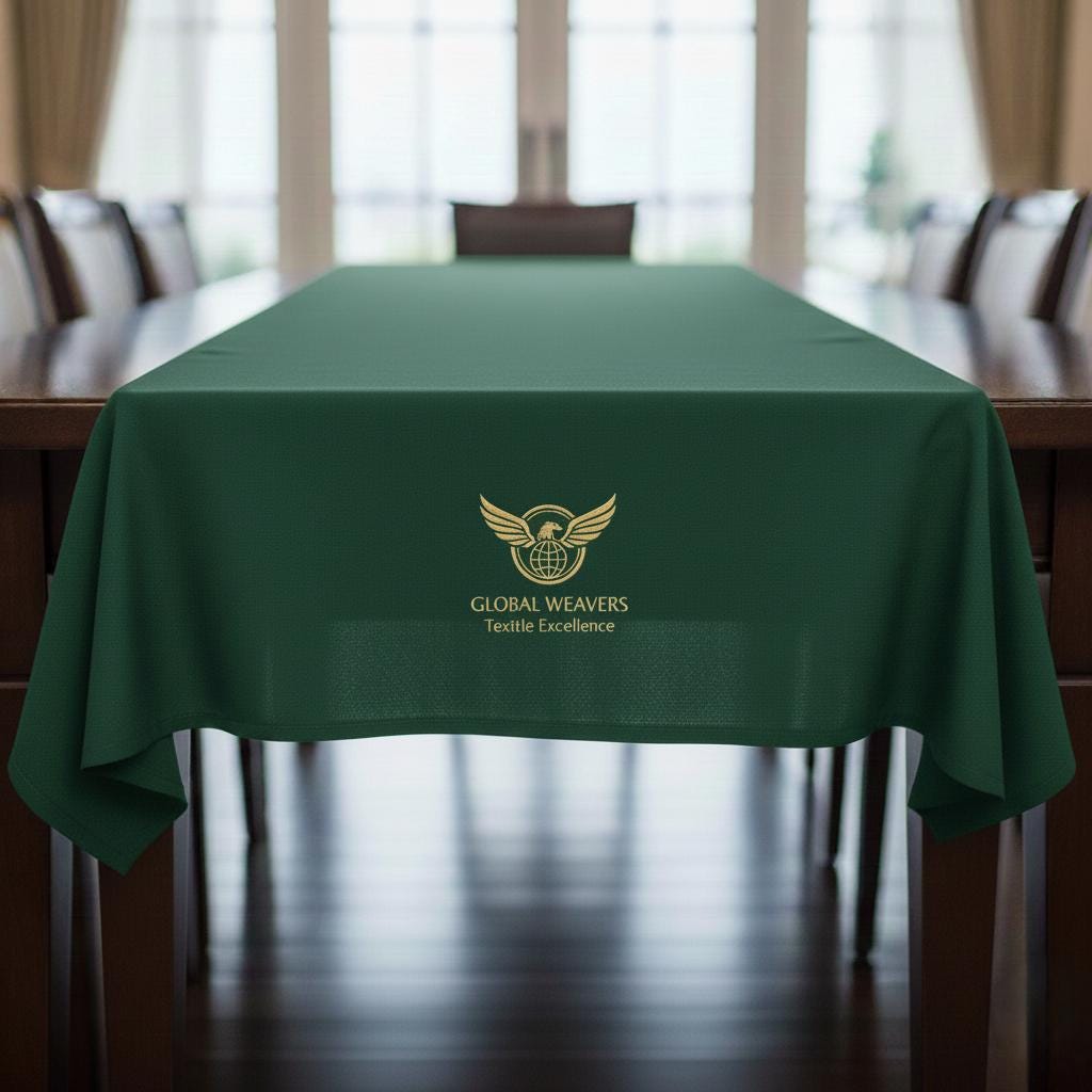 Logo Table Runner - Business Branding for Trade Shows