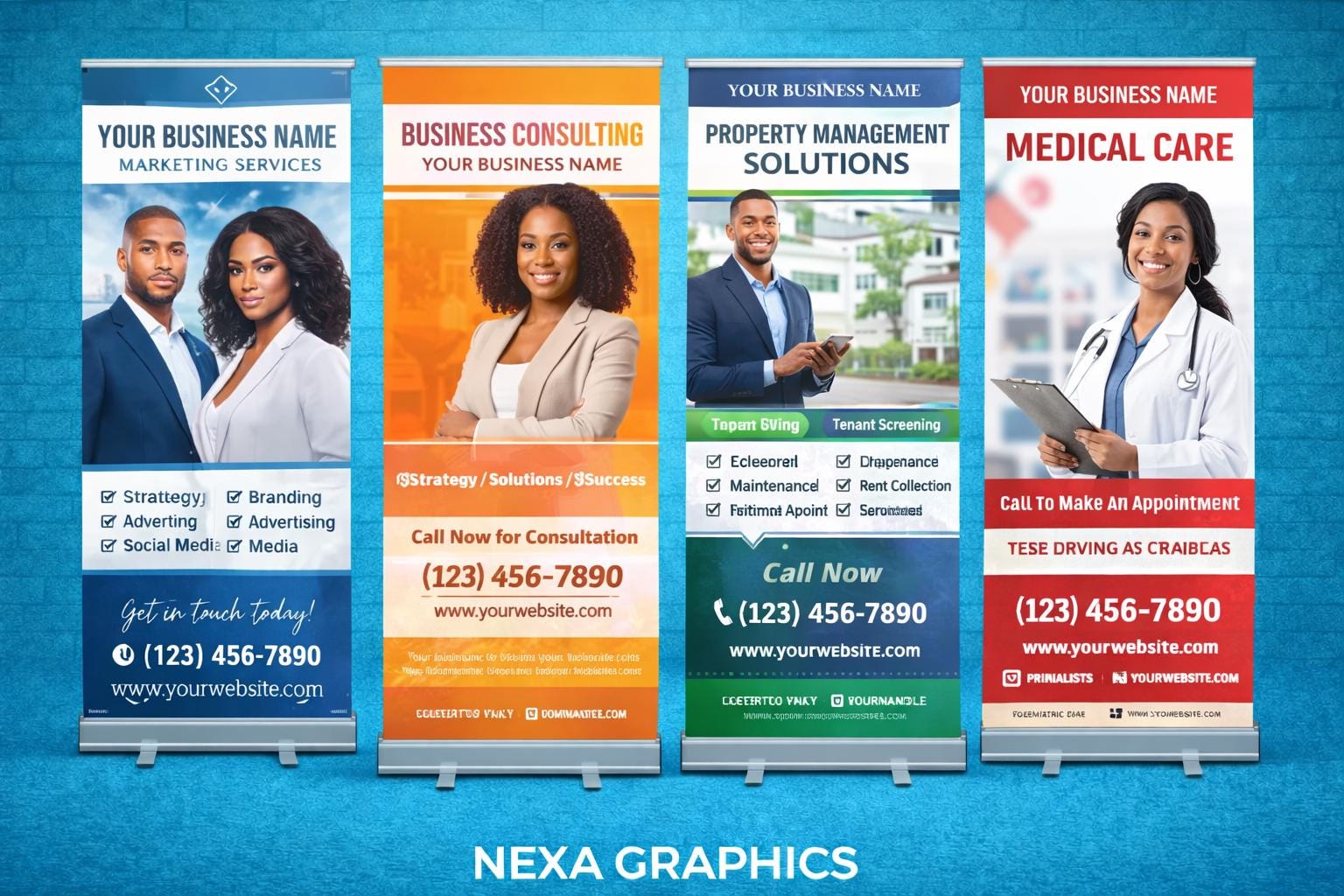 Custom Roll Up Banner Stand | Retractable Banner Printing for Busin...