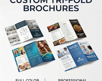 Tri-Fold Brochures: Promotional Marketing Prints (8.5x11 to 11x17)