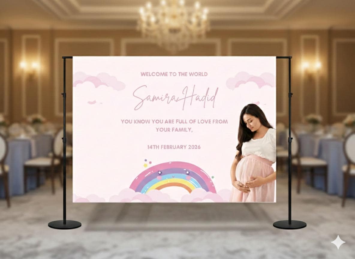 Custom Party Backdrop Banner , Personalized for Any Event