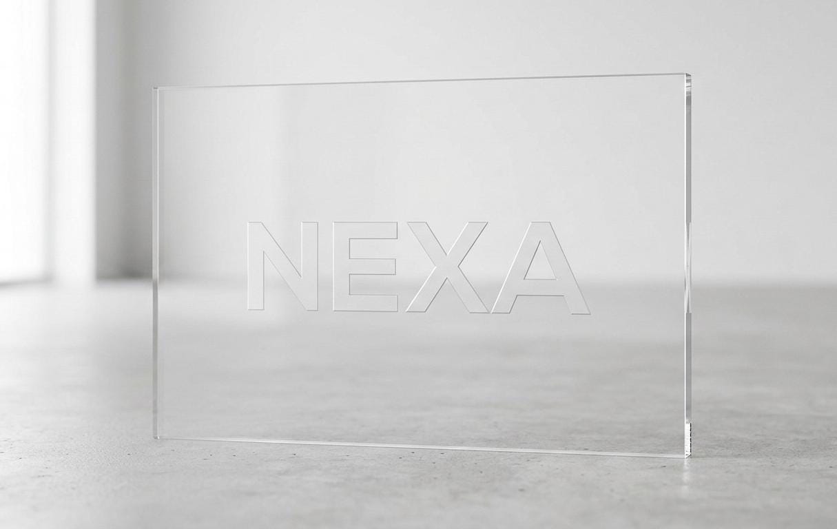 Nexa Graphics Custom Cut Clear Acrylic Sheet, Heavy Duty Thickness ...