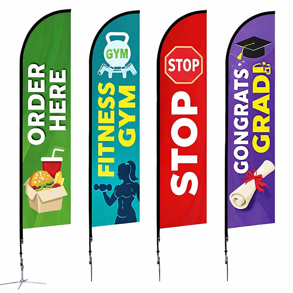 Custom Feather Flag | Business Advertising, Event Banner