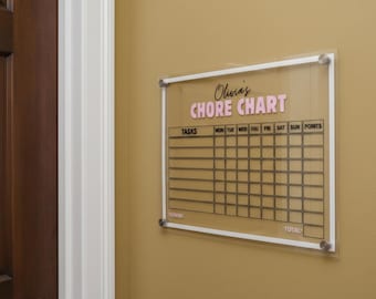 Custom Acrylic Wall Calendar | Family Planner, Dry Erase Board
