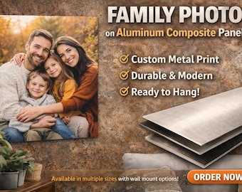 Custom Metal Photo Print | Modern Aluminum Composite Panel Wall Art