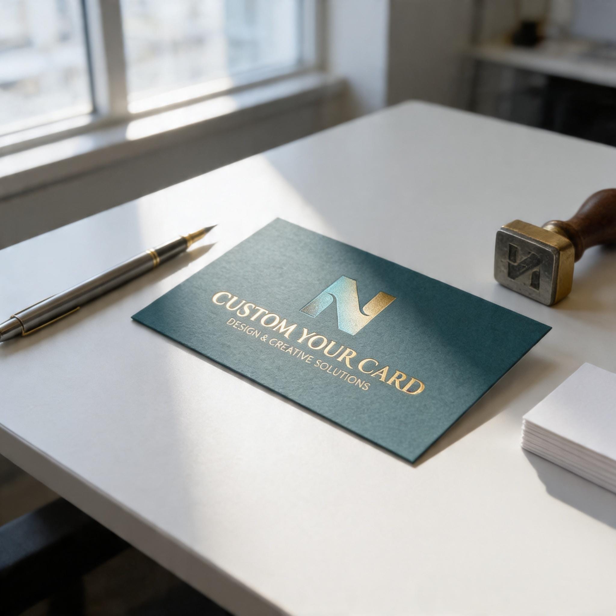 Custom Business Cards, Professional Branding, Matte or Glossy Finis...