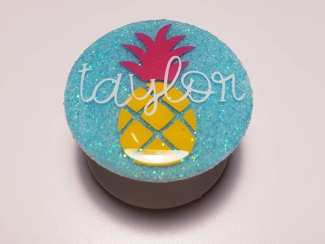 Custom Phone Grip Resin Personalized Gift Logo Phone Etsy