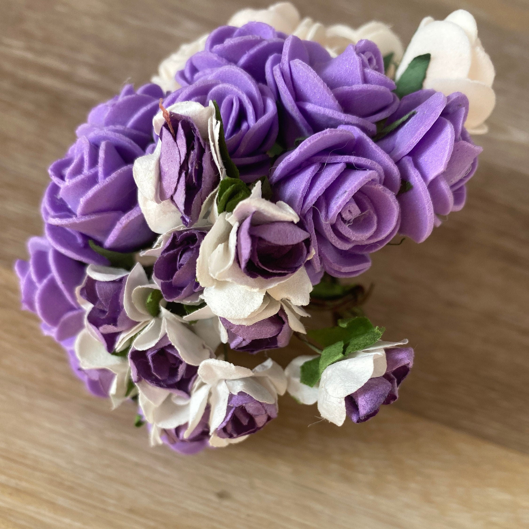 Roses Foam Latex Flowers Paper Flowers Artificial Flowers Etsy