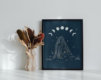 Divine Feminine | Witchy Digital Art Print
